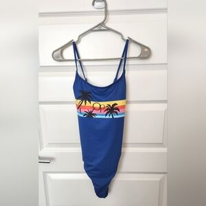 OP Blue Tropical Swimsuit